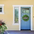Artificial Green Leaf Door Hanging Decor Home Ornament Holiday Decorative Wreath