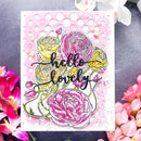 DIY Carbon Steel Flower Circle Frame Cutting Dies Embossing Paper for Card Decor