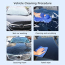 Towel Car Cleaning Brush Windows Cloth Vehicle Wash Gloves Cleaning Sponge