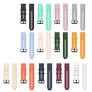 20mm Silicone Watch Band for Garmin Fenix 7S Sports Bracelet Strap (Black)