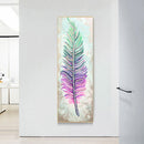 Feather 5D DIY Full Round Drill Diamond Painting Beadwork Handmade Mosaic Gif