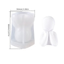 Portrait Candle Silicone Mold DIY Aromatherapy Soap Plaster (Two Hand)