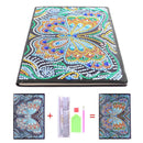 DIY Butterfly Special Shaped Diamond Painting 50 Pages A5 Sketchbook Notebo