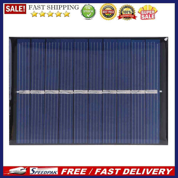 Portable Solar Charger Panel 80x55mm DIY 0.6W 5V 120mA Solar Cell Module Bo
