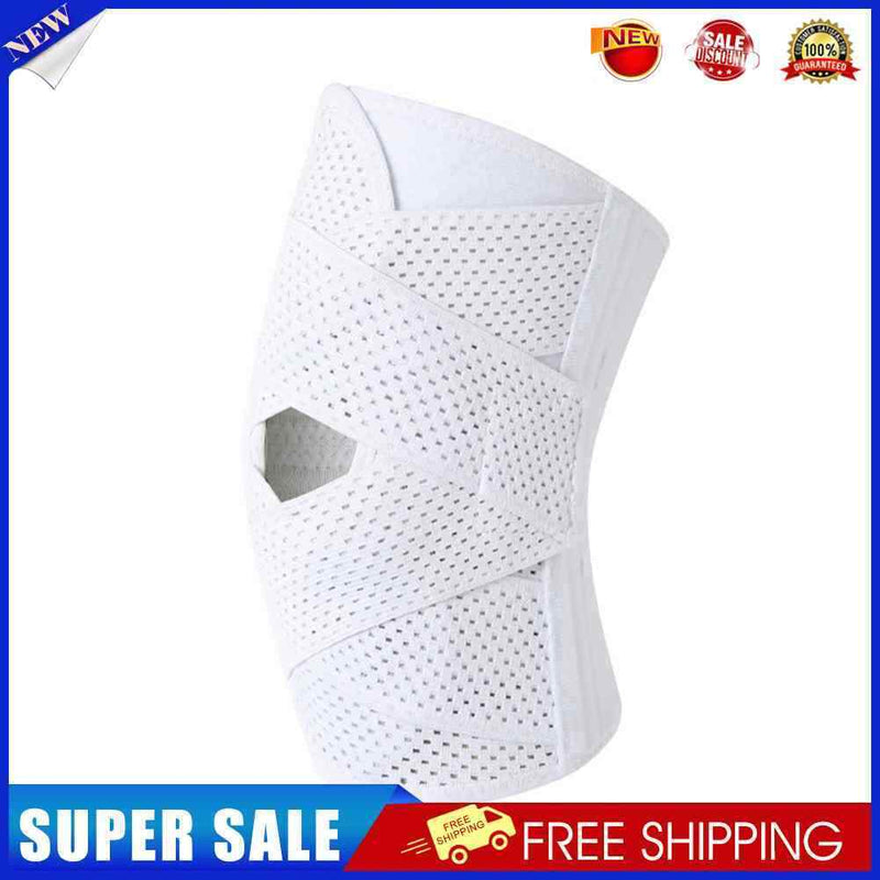 Knee Support Arthritis Injuries Basketball Compression Knee Brace (White XL