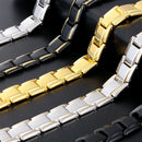 Massage Hematite Detachable Bangle Energy Healing Magnetic Therapy Bracelet