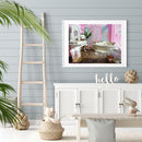 5D DIY Full Drill Round Shape Bathtub Rhinestone Diamond Drawing Home Decoration