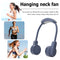 #A Rechargeable Hanging Neck Fans Outdoor Leafless Mini Bladeless Small Fans Coo