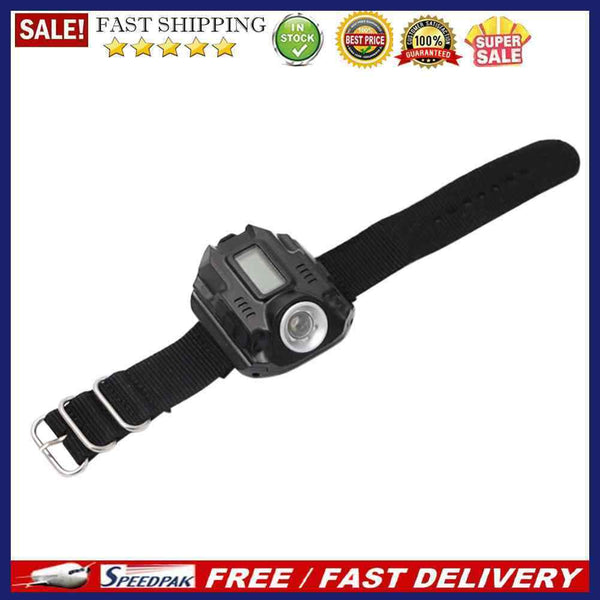 Portable Wrist Watch Torch Light XPE LED Flashlight for Outdoor Riding Camping