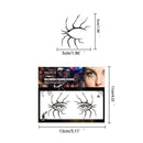 #A 1 Pair Halloween Eyeliner Stickers Horror Spider Cobweb Bat Face Laces Sticke