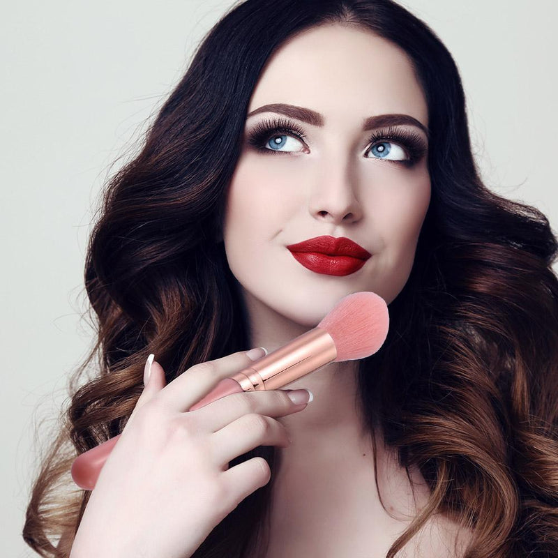 Pro Flame Makeup Powder Brush Face Cosmetic Beauty Tool for Contour Highlig