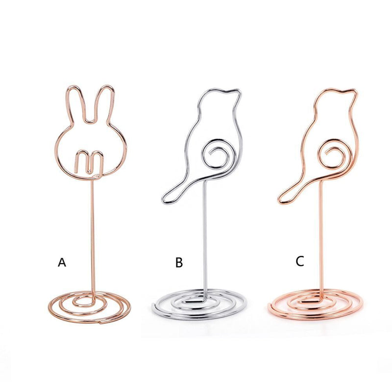 Decoration Paper Clamp Photo Clips Place Card Table Number Holder Clamps Stand