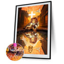 DIY Full Round Drill Diamond Painting God and Lion Kit Decor Artwork Craft Gift