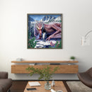 Pterodactyl and Wolf Diamond Painting 5D DIY Full Round Drill Rhinestone