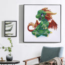 5D DIY Special Shaped Diamond Painting Dinosaur Cross Stitch Embroidery Newly