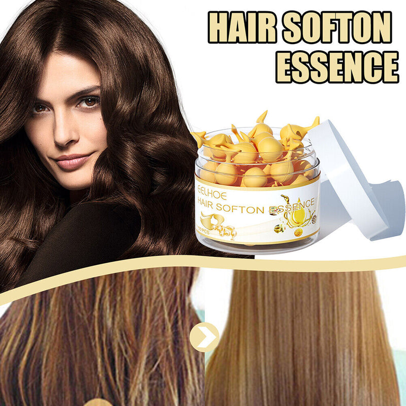 Argan Oil Hair Repair Serum Improve Split Ends Smooth Silky Hair Serum for Girls