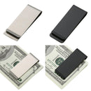 3pcs Metal Stainless Steel Money Clip Holder Folder Collar Clip (Black)