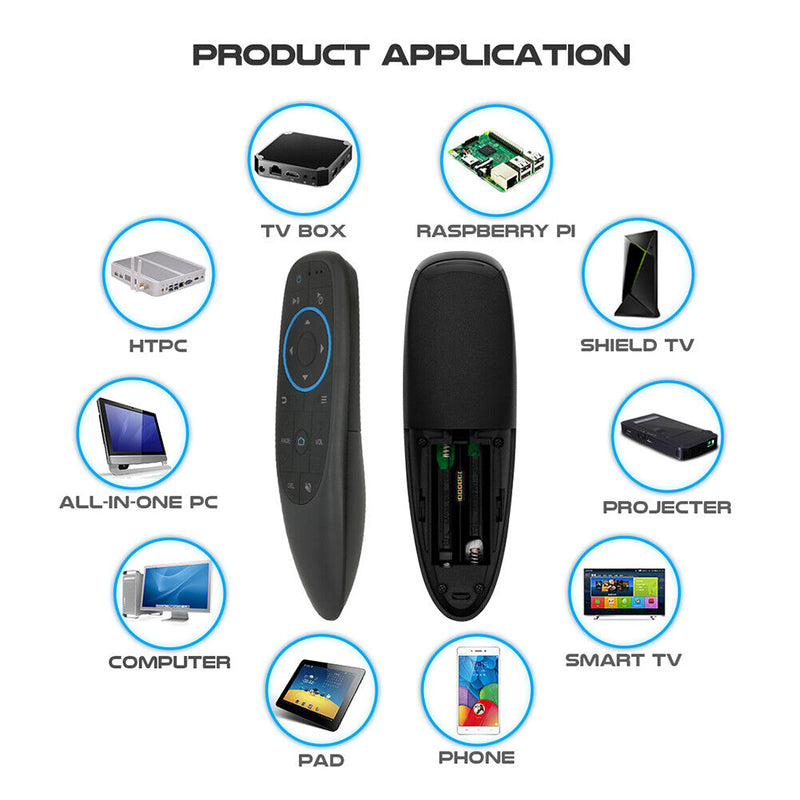 G10BTS Wireless Bluetooth Air Mouse 6-Axis Gyroscope 17 Keys Smart Remote
