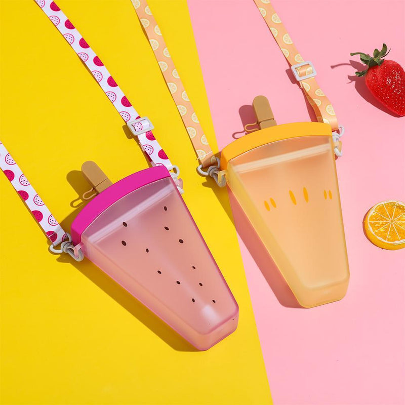 Drinkware Drinking Cup Water Bottle With Straw Juice Cup Popsicle Cups