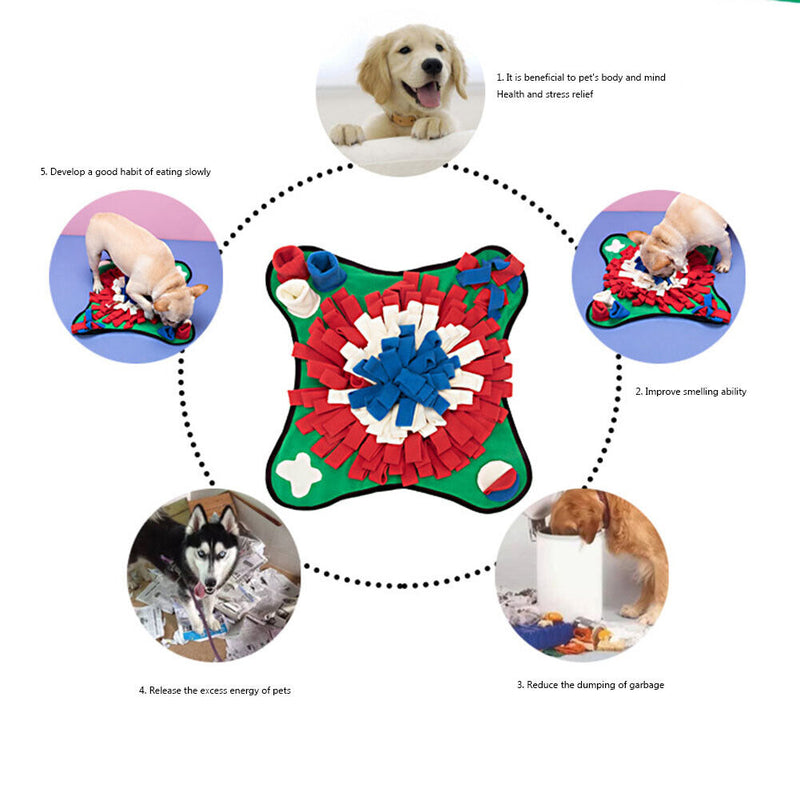 Creative Dog Snuffle Mat Nose Smell Training Lightweight for Home Puppy Pro
