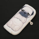 Stationery Storage Pouch Canvas Box Pencil Bag Makeup Case ( Pencil case-D)