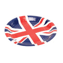 UK British Flag Party Supplies - Britain Union Jack Plates (7 inch 16 Pack)