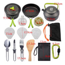 Kettle Outdoor Supplies Cookware Set Cooking Pot Picnic Utensils Set Camping