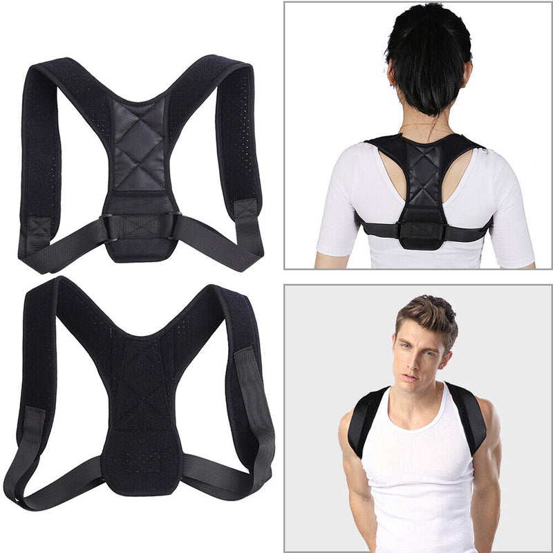 Posture Corrector Back Straightener Lumbar Shoulder Support Belt Body Braces