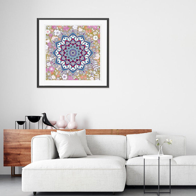 Mandala Luminous Part Mosaic Special Shaped Diamond DIY Paint Kit (YGSMT02)