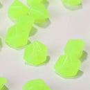 100pcs Luminous Glowing Stones Glow in the Dark Garden Decor Pebble (F)