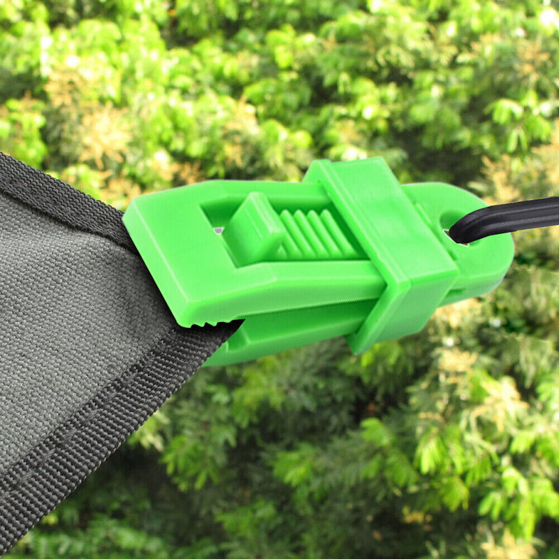 10pcs Outdoor Camping Large Awning Canopy Pull Point Hook Buckle Tent Barb Clips