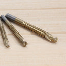 6Pcs HSS High Speed Steel Titanium Coated Drill Bit Set 3/4/5/6/6.5/8mm Newly