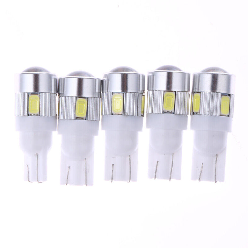 5 X High-Power Automotive LED Lights Show Wide Lights T10 5630 6SMD Newly