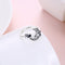 Exquisite Wedding Fasion Jewellery Woman Ring Adjustable Blue Star Moon Copper