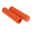 Soft BMX MTB Cycle Mountain Bicycle Bike Handle bar Rubber End(orange) Newly