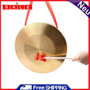 15.5cm Hand Gong Brass Copper Cymbals with Stick Traditional Chinese Folk Music