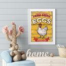 DIY Chicken Printed Cross Stitch Full Embroidery Set Cotton Handmade Needleworks