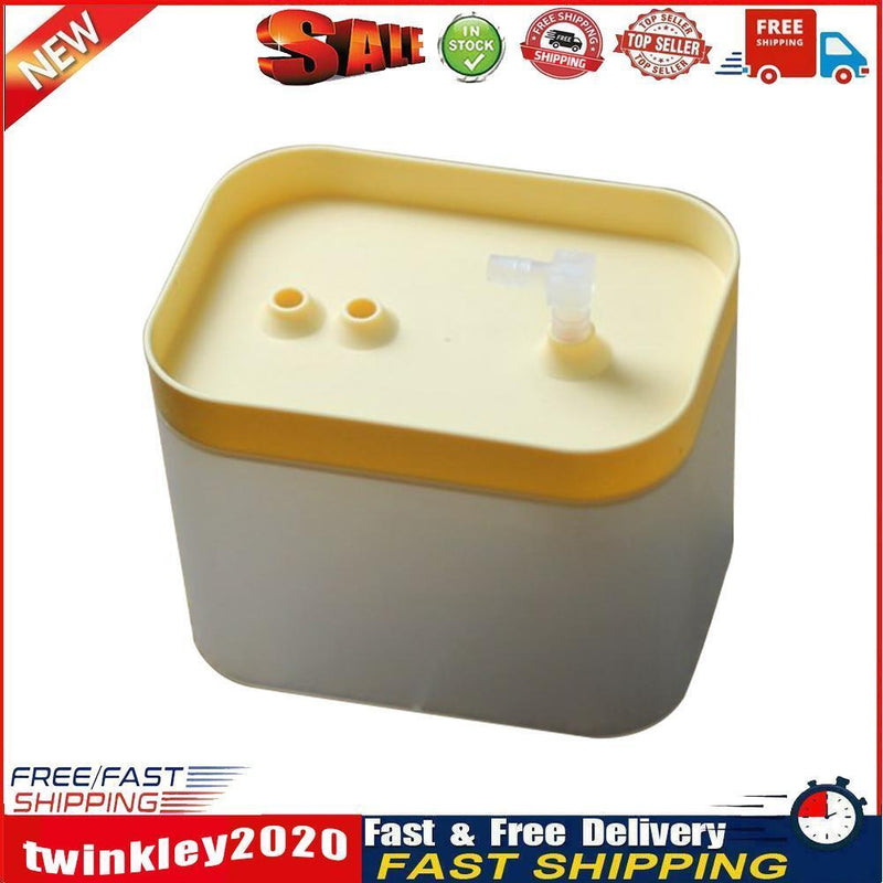 Auto Cat Water Fountain Pet Water Dispenser Feeding Bowl (Yellow Straight) Newly
