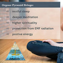 Crystal Energy Orgonite Pyramid Mold Gather Wealth Prosperity Peridot Heal Stone