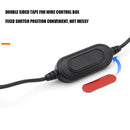 5V USB Car Seat Back Cooling Fan 3-Speed Silent Front Seat Headrest Pole Fan