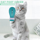 4x Anti Bite Bath Washing Cat Claw Cover Cut Nails Foot Cover Pet Paw Prote