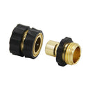 Quick Connect Water Hose Adaptor Garden Copper Joint Hose Pipe Connector