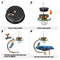 Solar Hanging Bird Feeder Lamp Outdoor Garden Yard Feeding Decor Station V9N1