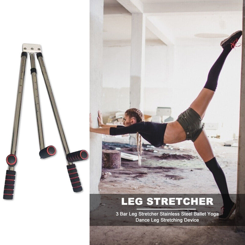 3 Bar Leg Stretcher Ballet Yoga Dance Leg Ligament Stretch Device (6 Level)