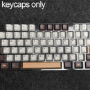 GMK 129 Keys Coffee Keycaps Set PBT Sublimation For CHERRYs Mechanical F7G9