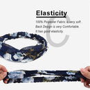 Women Girls Summer Print Bow Cross Headbands Fashion Hairbands Hair Accesso