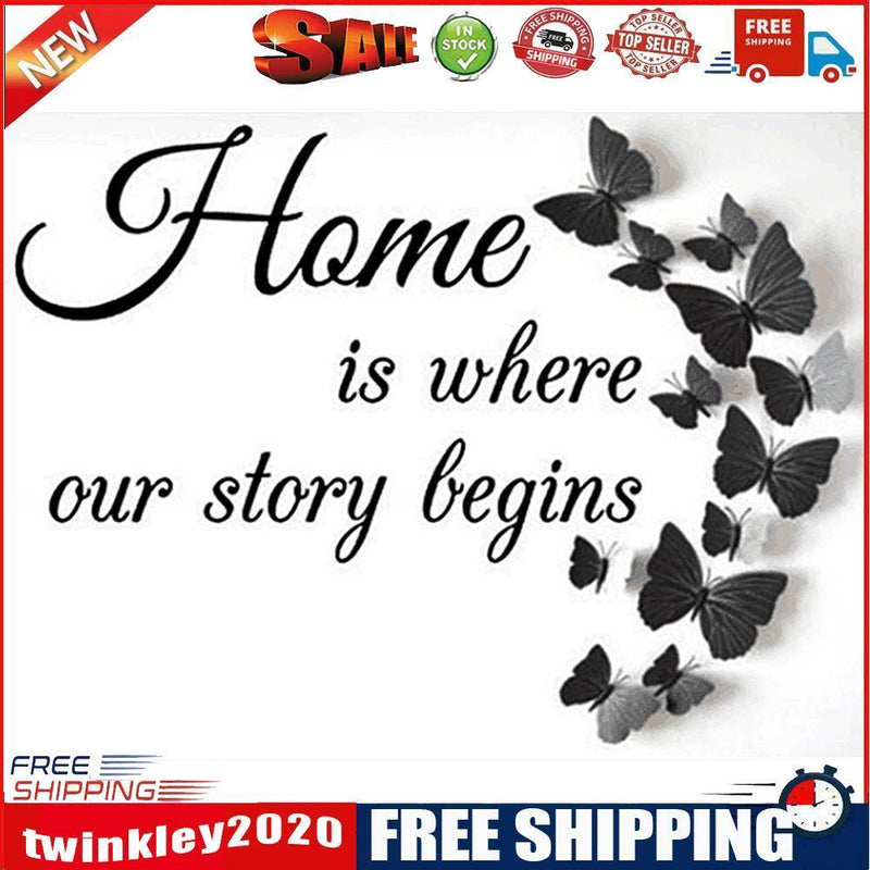 5D DIY Full Drill Diamond Painting Butterfly Cross Stitch Embroidery Crafts