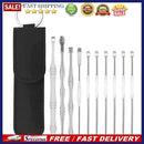 10pcs Portable Ear Wax Pickers Kit Health Care Curette Earpick Cleaning Ear K