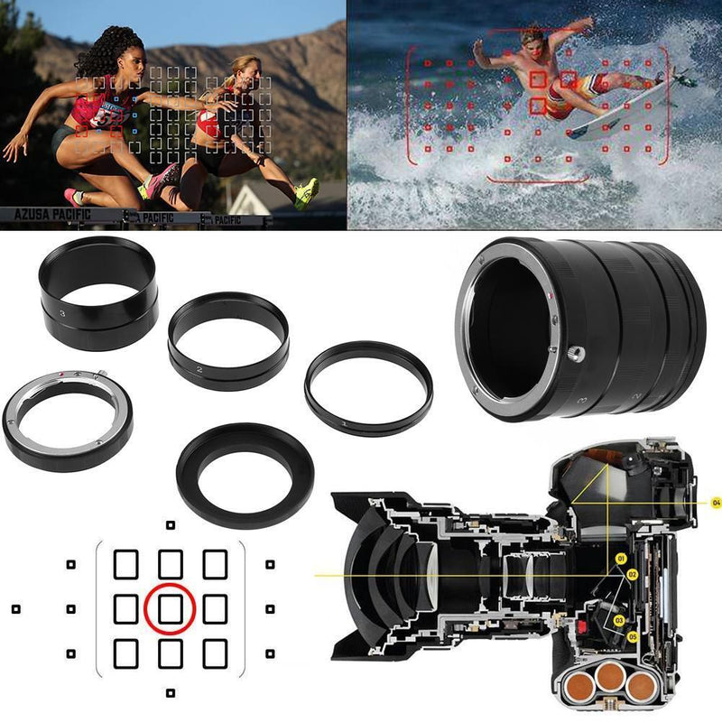 Camera Lens Focus Macro Extension Tube Ring Lens Adapter for Nikon D7200