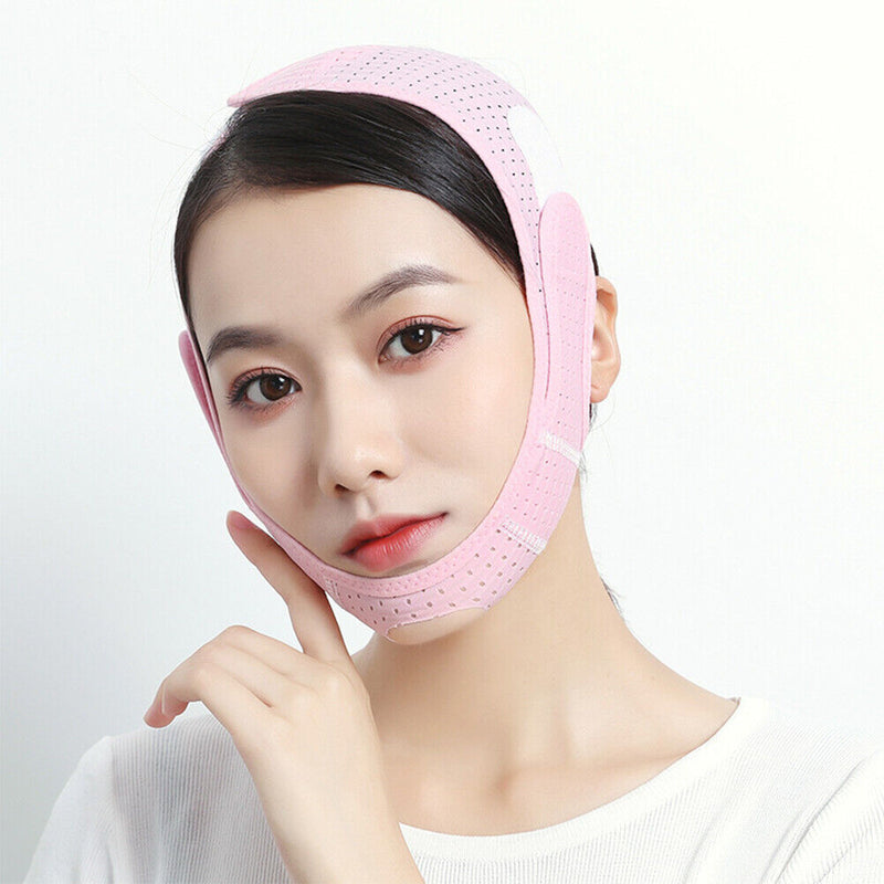 V Shaped Facial Massage Patches Reduce Double Chin Cheek Lift Up Facial Device